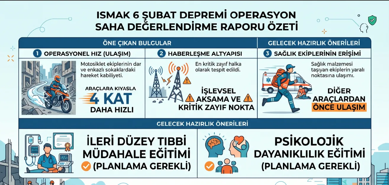 Deprem Sonrası Saha Raporu Yayımlandı